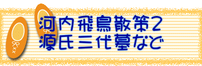 河内飛鳥散策２ 源氏三代墓など